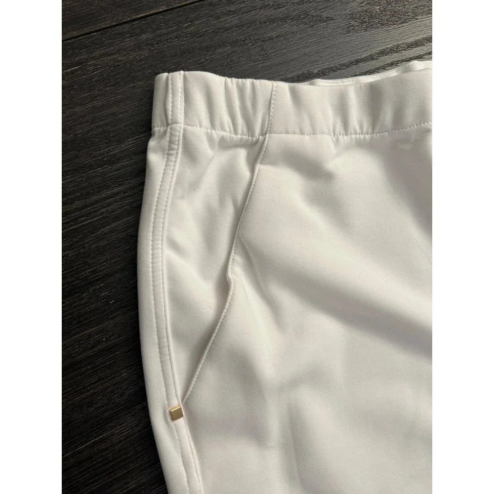 C. Wonder Christian Siriano White Studded Pull On Pants Womens 3X Plus Size NEW